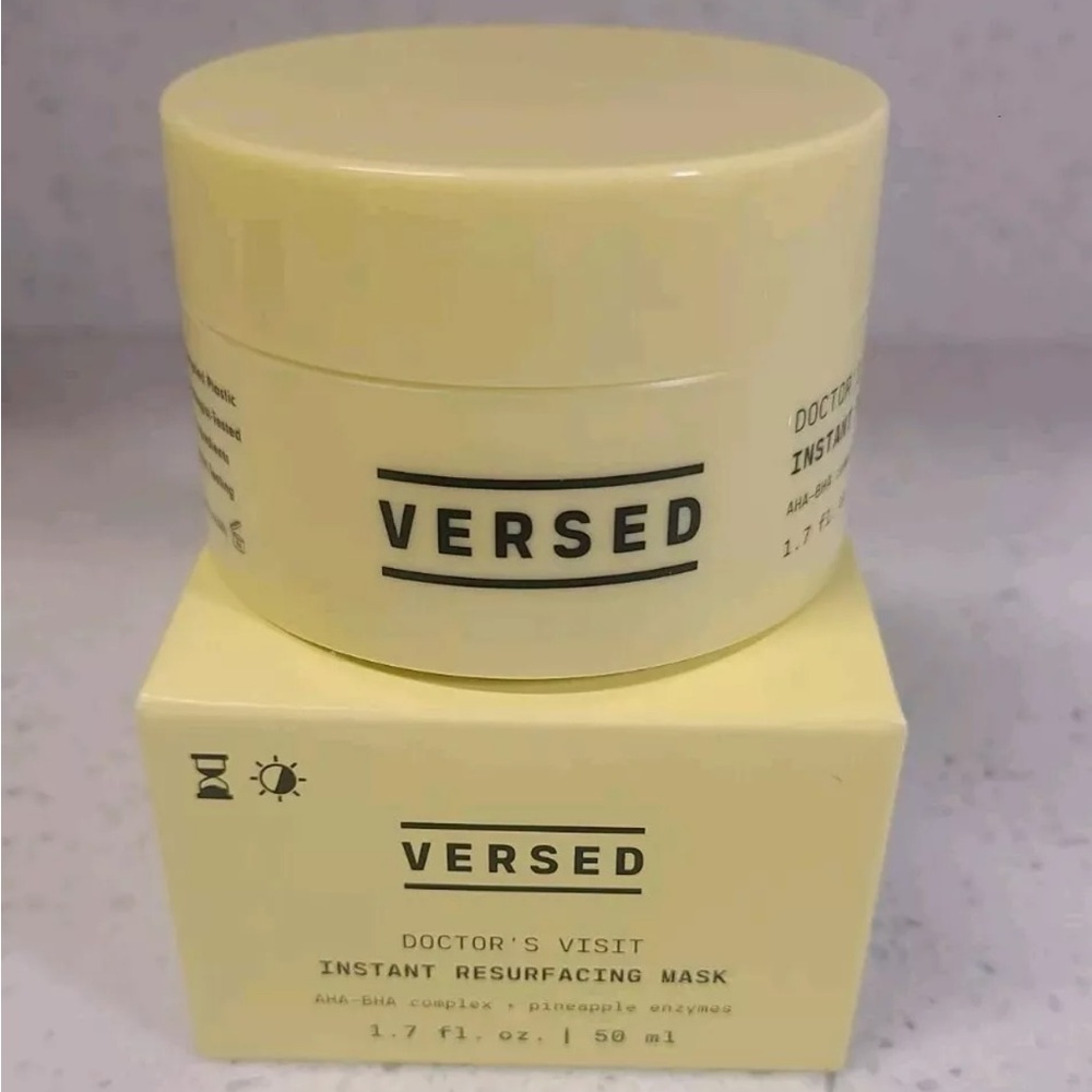 Versed Instant Resurfacing Mask AHA-BHA Complex 1.7 Fl Oz NEW Full Size